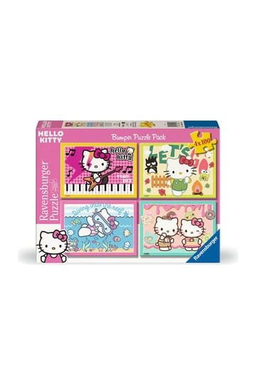 Hello Kitty 4-Pack Puzzle 4x100 - New Wave