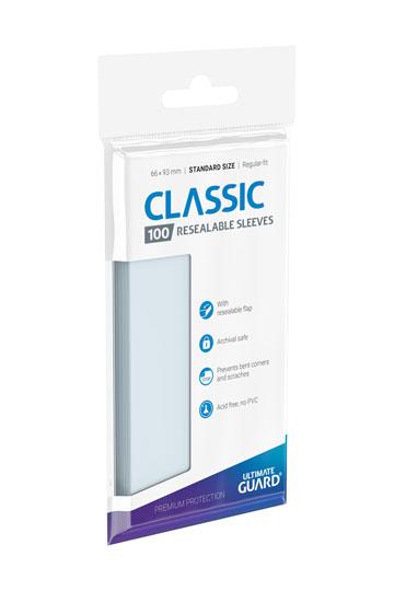 Ultimate Guard Classic Sleeves Standard Size 100 Resealable - New Wave