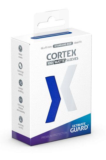 Ultimate Guard Cortex Sleeves Matte Standard Size 100 Blue - New Wave
