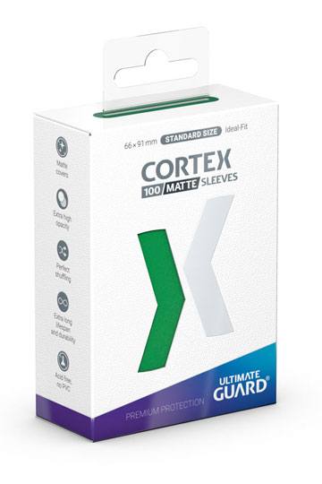 Ultimate Guard Cortex Sleeves Matte Standard Size 100 Green - New Wave