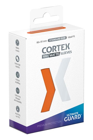Ultimate Guard Cortex Sleeves Matte Standard Size 100 Orange