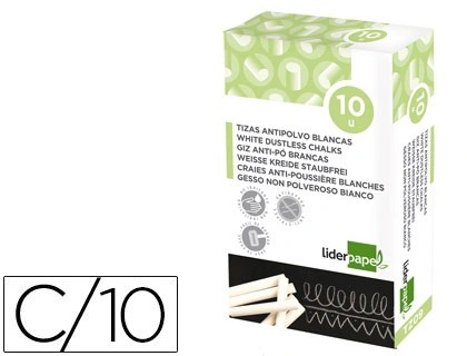 Giz Branco Liderpapel 10U - New Wave