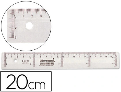 Régua Liderpapel 20cm - New Wave