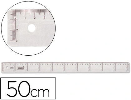 Régua Liderpapel 50cm - New Wave