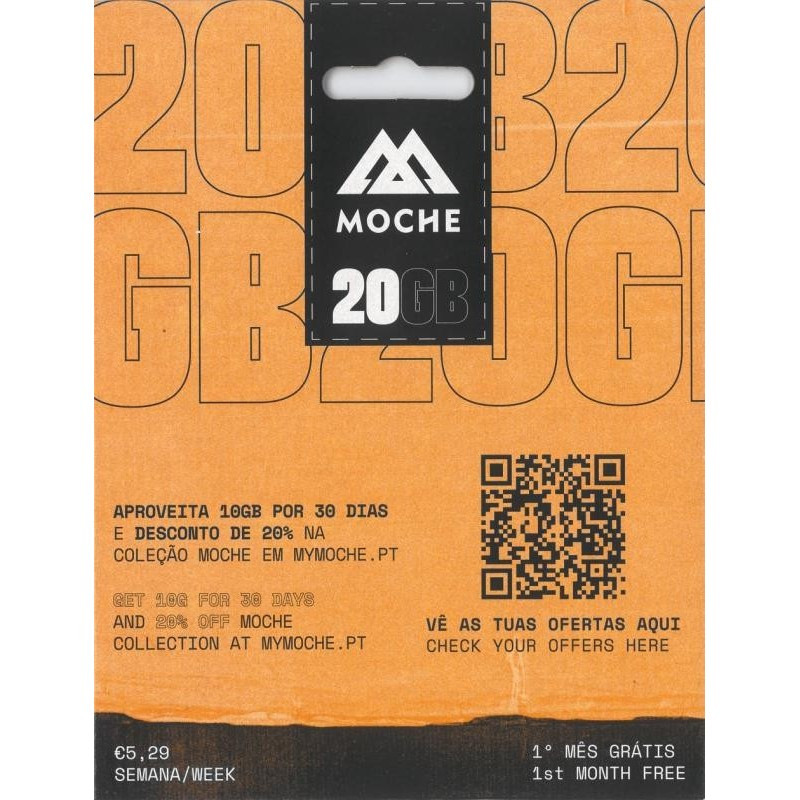 Cartão Moche Meo 5gb - New Wave