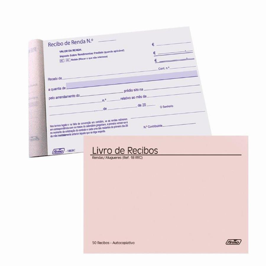 Livro de Recibos Autocopiativos Firmo - New Wave