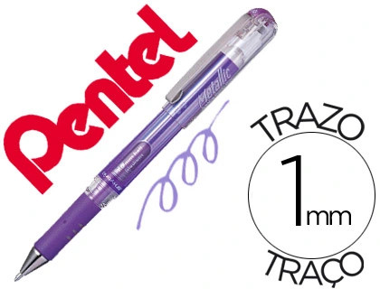 Roller Pentel Gel Violeta 1mm - New Wave Nazaré