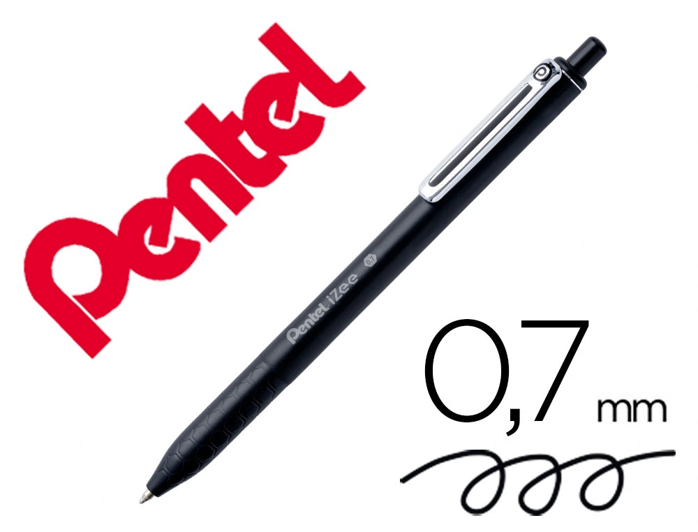 Esferográfica Retratil Pentel Izee 0.7mm PR - New Wave