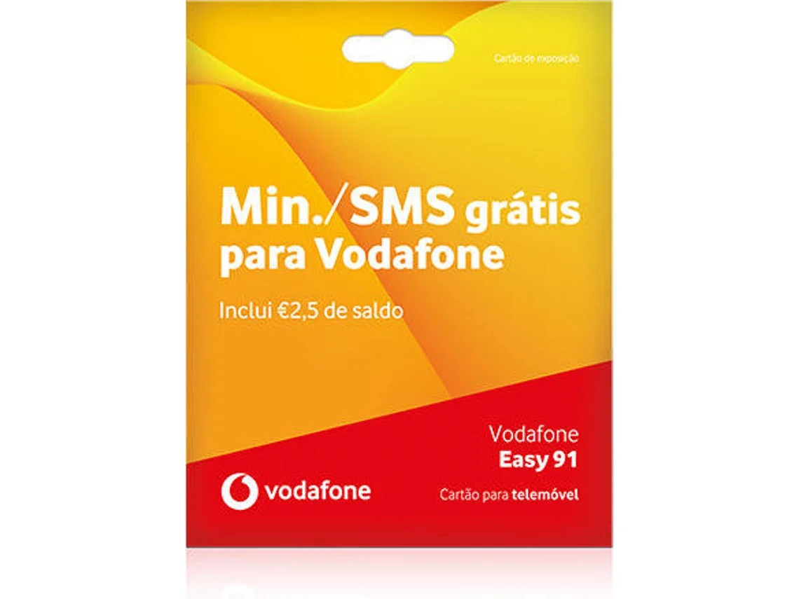 Cartão Vodafone Easy 91 - New Wave Nazaré