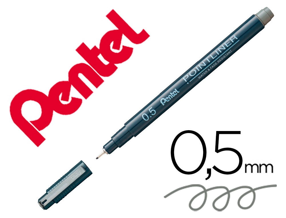 Marcador Pentel Fineliner 0.5 CZ - New Wave Nazaré