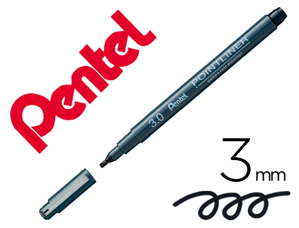 Marcador Pentel Fineliner 3.0 PR - New Wave Nazaré