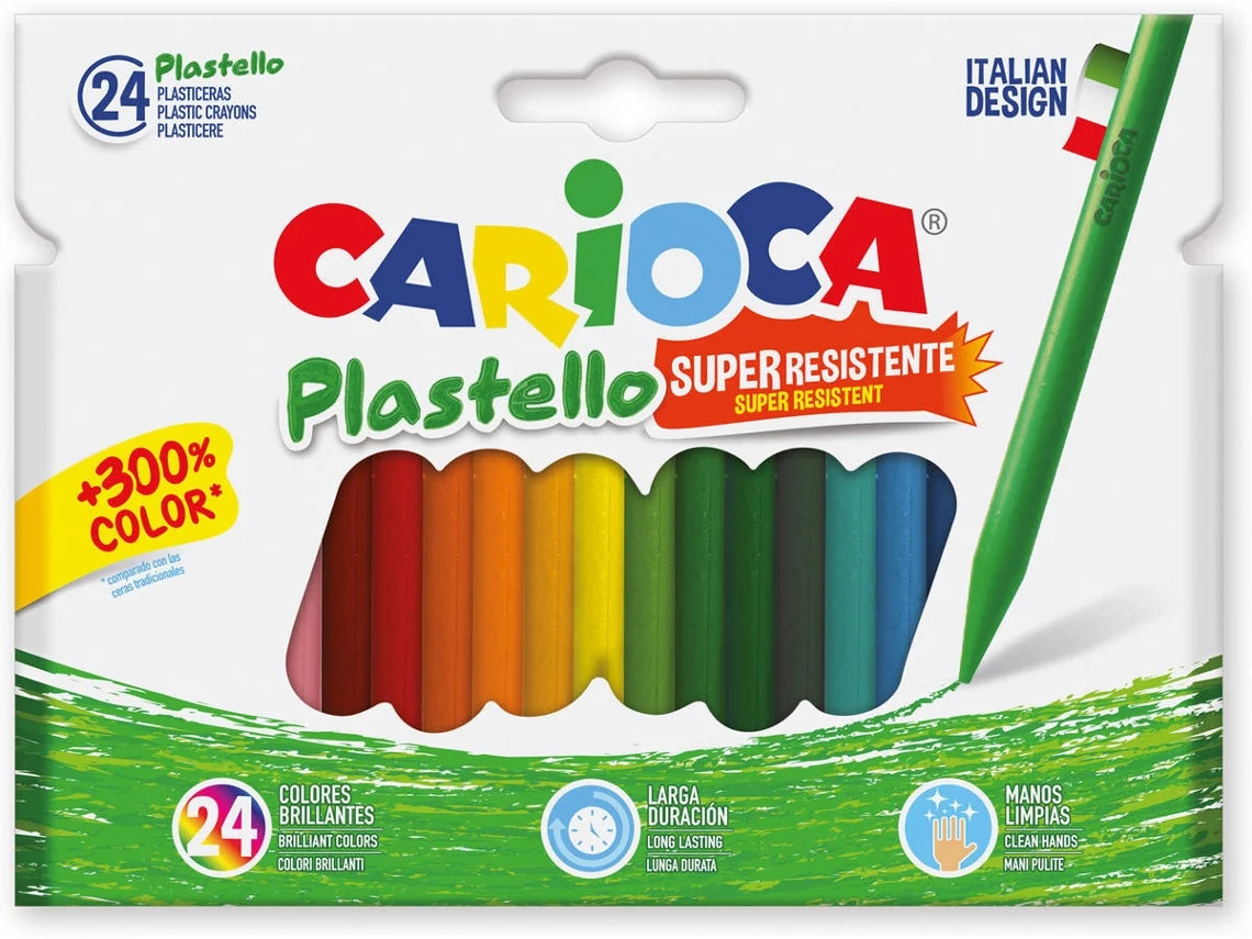 Lápis de Cera Carioca Jumbo 12 - New Wave Nazaré