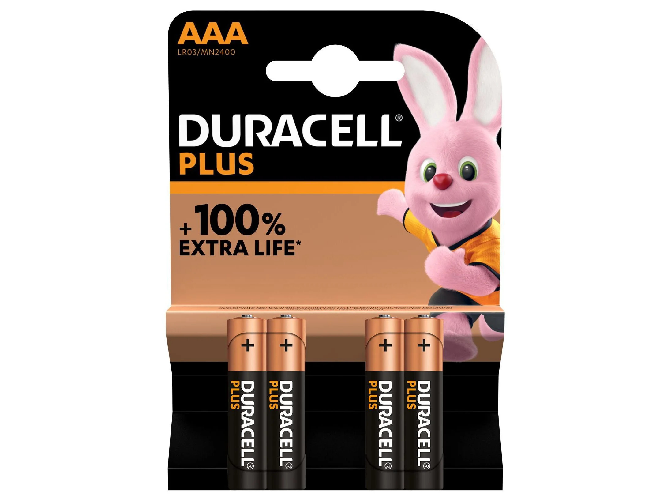 Pilhas Duracell Power Plus AAA 4 - New Wave