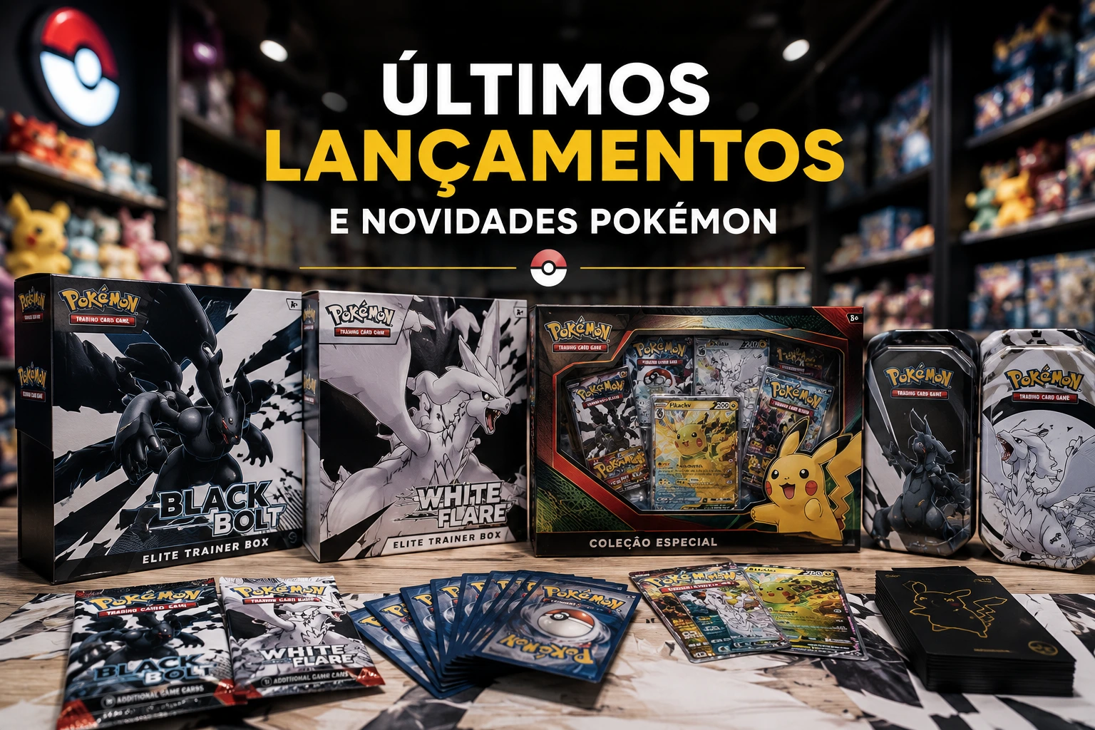Últimos Lançamentos e Novidades Pokémon