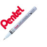 Marcador Pentel Permanente Extra Fina Branco