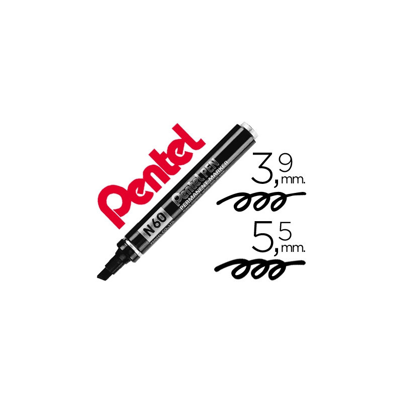 Marcador Pentel Permanente N60 Marcador Pentel Permanente N60