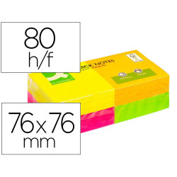 Post It Q-Connect Fluorescente c/12x100