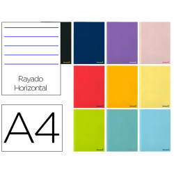 Caderno A4 Pautado Color Liderpapel