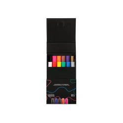 Marcador Acrylic Liderpapel Ponta Redonda c/12