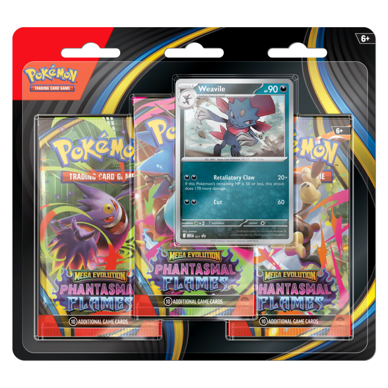 Pokemon Phantasmal Flames 3 Pack Blister