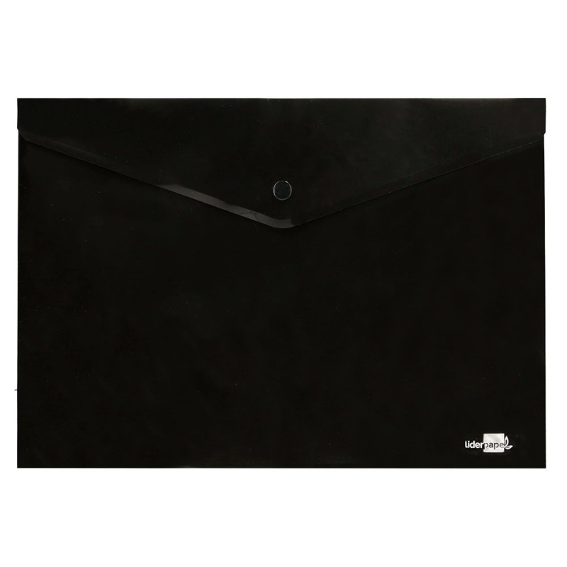 Bolsa Porta Documentos Liderpapel c/ Mola A5 PR Bolsa Porta Documentos Liderpapel c/ Mola A5 PR