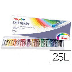 Pastel de Oleo Pentel Arts 25 cores