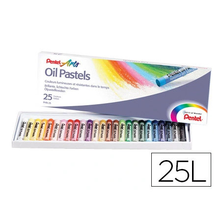 Pastel de Oleo Pentel Arts 25 cores