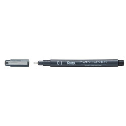 Marcador Pentel Fineliner 0.1 PR