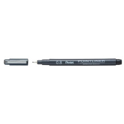 Marcador Pentel Fineliner 0.8 PR