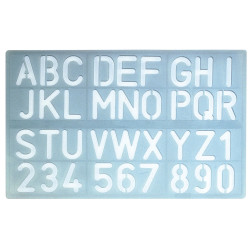 Escantilhão Letras e Numeros 30mm