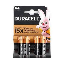 Pilhas Duracell AA 4 und