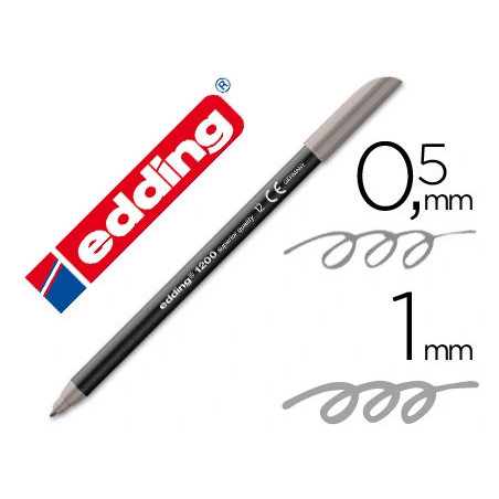 Marcador Edding Cinza 0,5mm