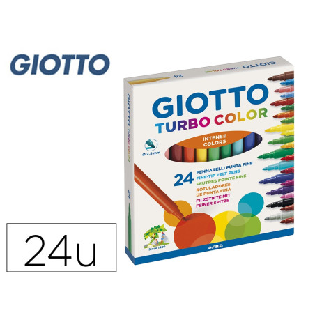 Marcadores Giotto c/24