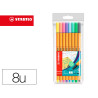 Marcadores Stabilo Fineliner 8 Pastel