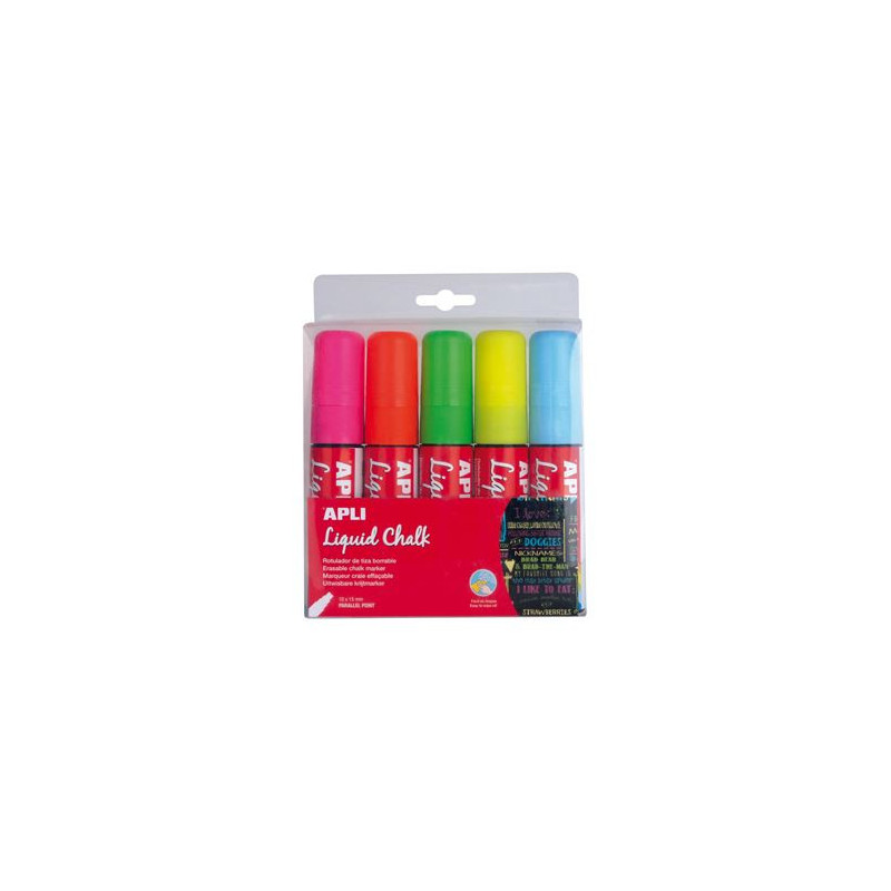 Marcador Giz Apli 10-15mm c/5 Marcador Giz Apli 10-15mm c/5