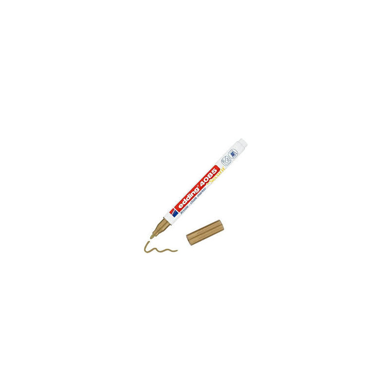 Marcador Giz Liquido Edding 1-2mm Dourado Marcador Giz Liquido Edding 1-2mm Dourado