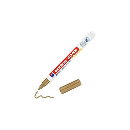 Marcador Giz Liquido Edding 1-2mm Dourado