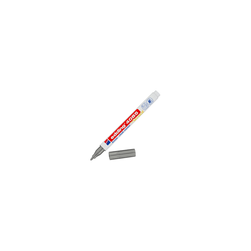 Marcador Giz Liquido Edding 1-2mm Prata Marcador Giz Liquido Edding 1-2mm Prata